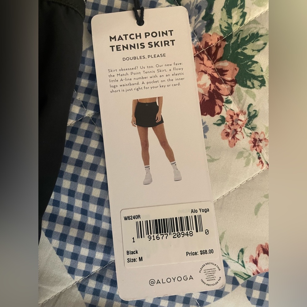 Alo match point tennis skirt